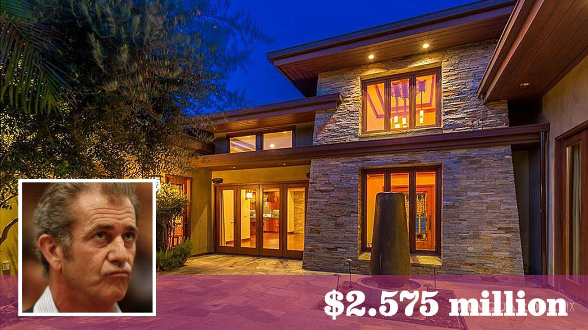 Mel Gibson pone a la venta su casa de California