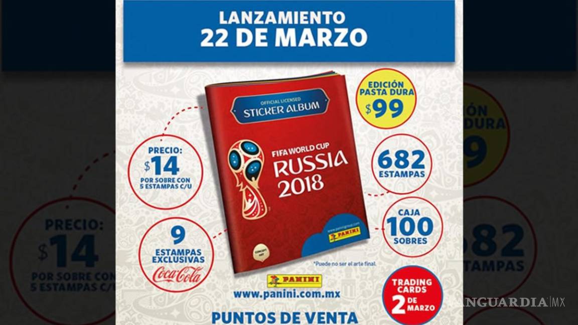 Revela Panini la lista de México rumbo al Mundial de Rusia 2018