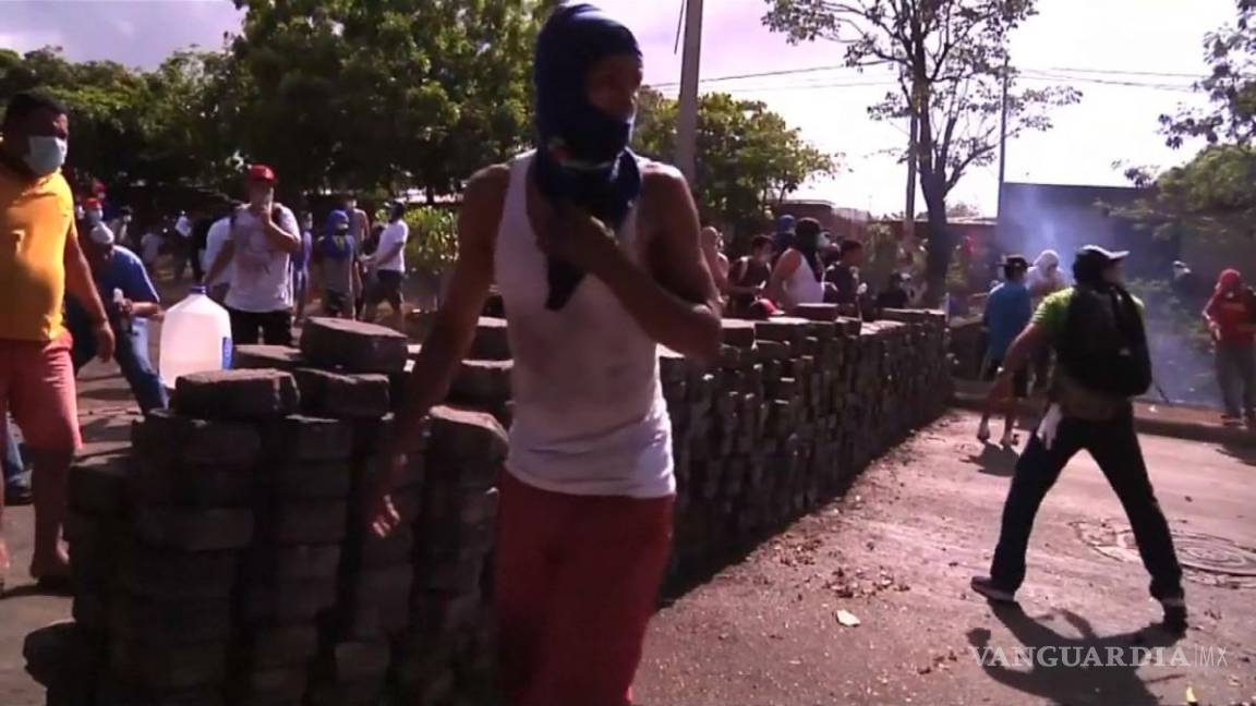 Salen a las calles en Nicaragua en el día número 21 de protestas