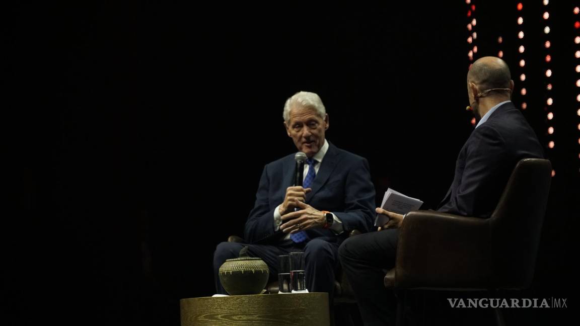 $!Bill Clinton, cuadragésimo segundo presidente de Estados Unidos, fue el primer ponente en ‘Méxxico Siglo XXI’.