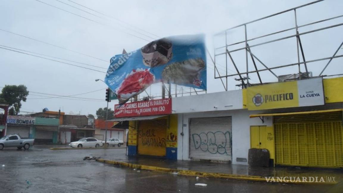 Tormenta Narda que azota a Mazatlán [Fotos]