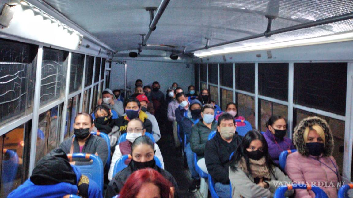 Autotransporte redobla inspecciones sanitarias en autobús y taxis urbanos en Torreón
