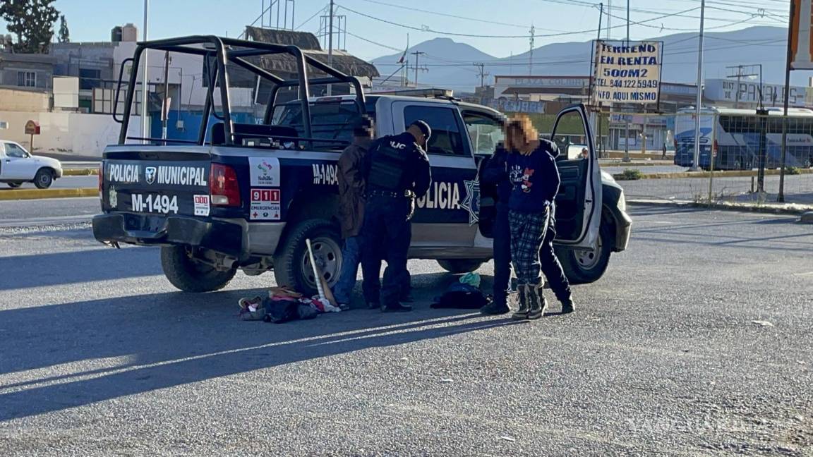 Saltillo: atrapan a pareja en flagrancia tras intento de robo en la colonia Lourdes