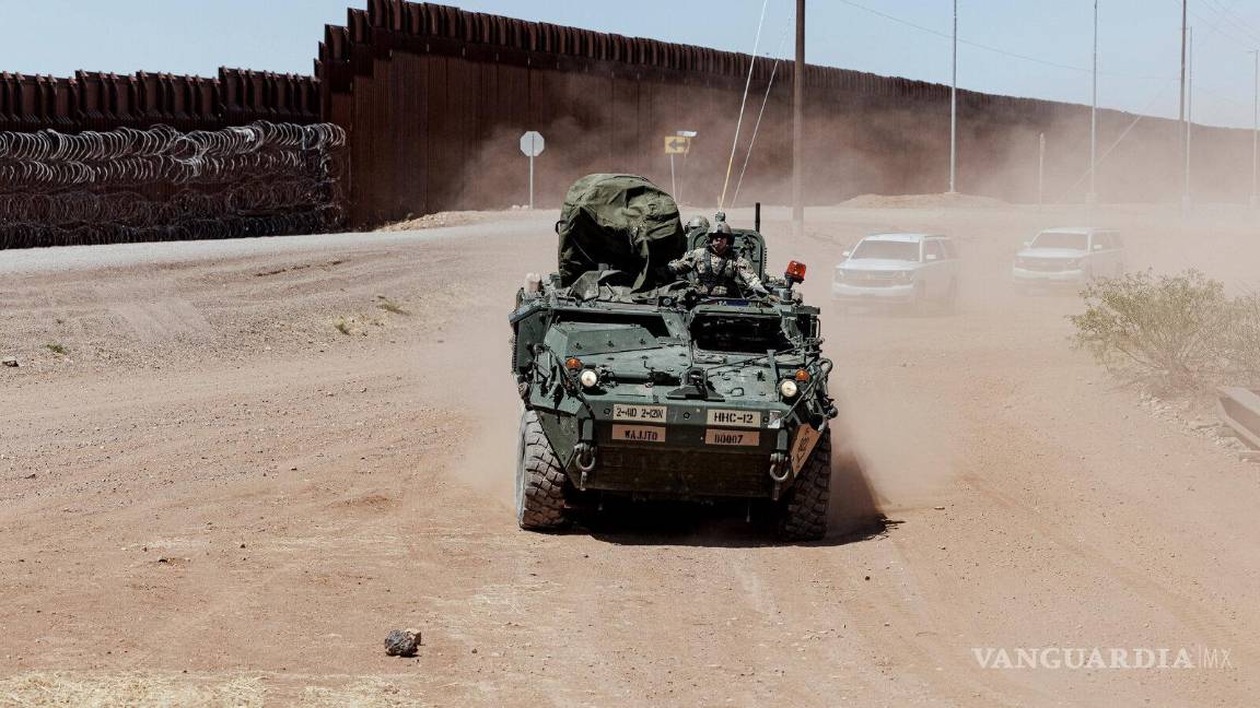$!Desde hace meses, las fuerzas armadas patrullan la frontera; poco a poco, se ha convertido en una fortaleza militar.