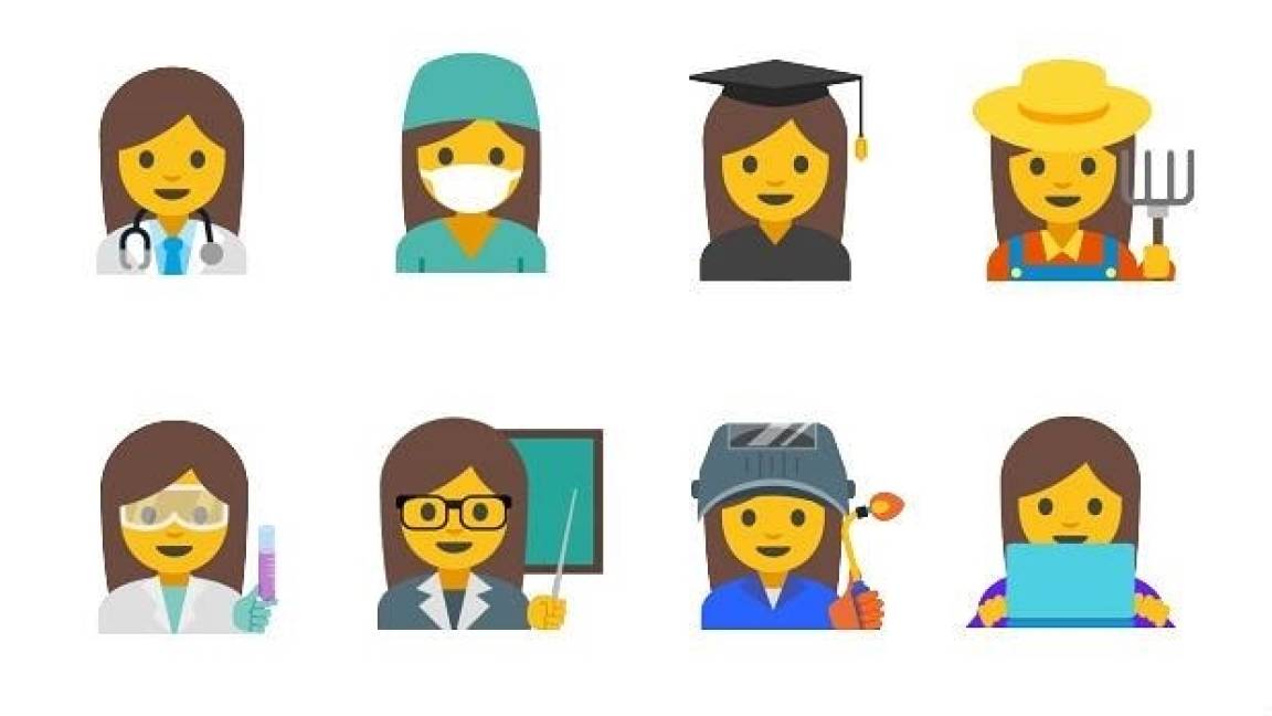 Mujeres profesionistas los nuevos emojis de Google