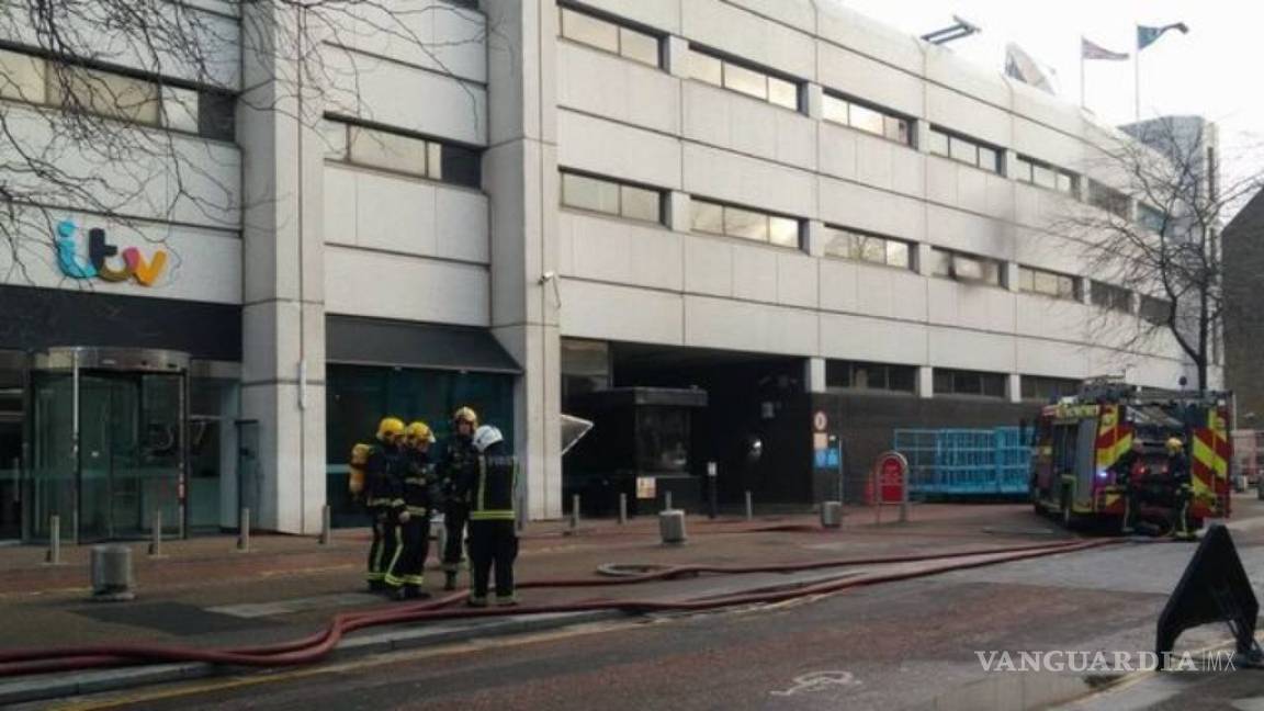 Evacúan los estudios de la televisión británica ITV por un incendio