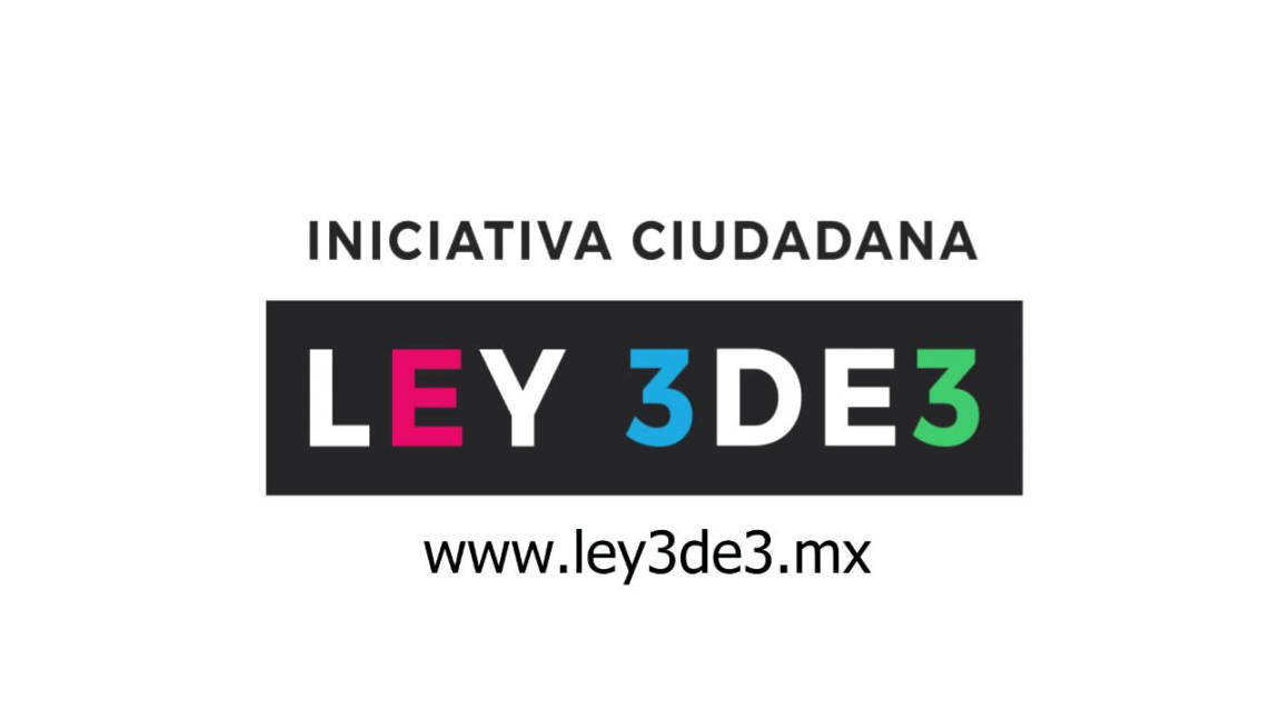 Iniciativa #Ley3de3 logra meta: reúne 120 mil firmas para llegar al Congreso