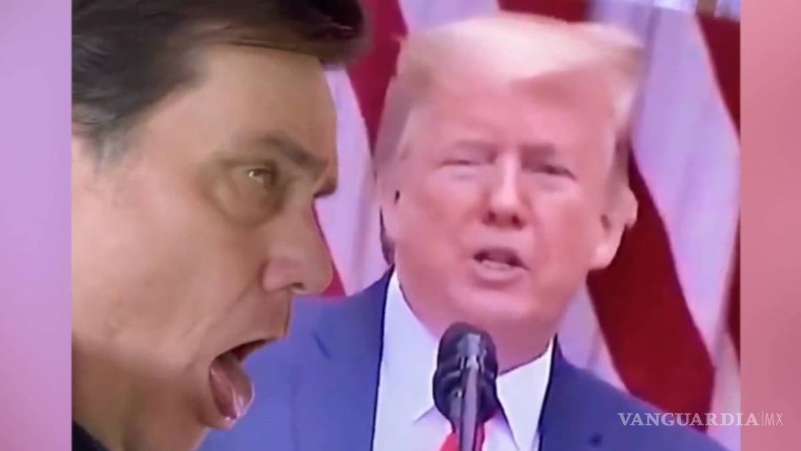Jim Carrey le tose en la cara a Donald Trump (video)