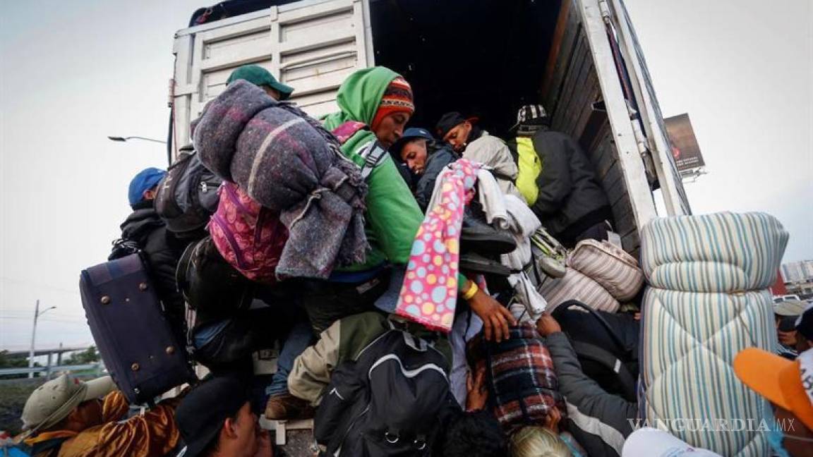 Intercepta GN 156 migrantes centroamericanos en camión