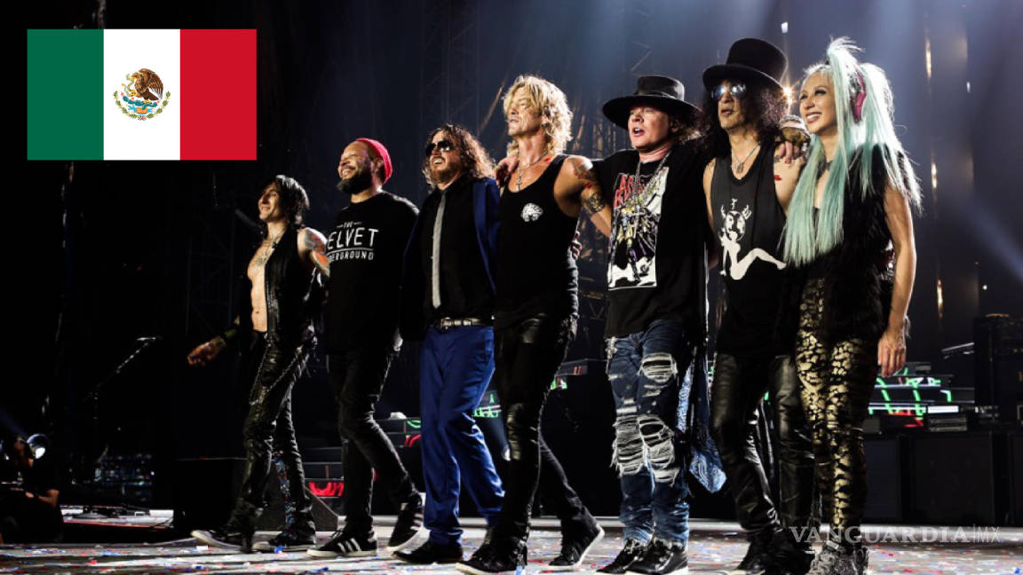 ¡Guns N' Roses elige a México para arrancar su gira mundial 2020!