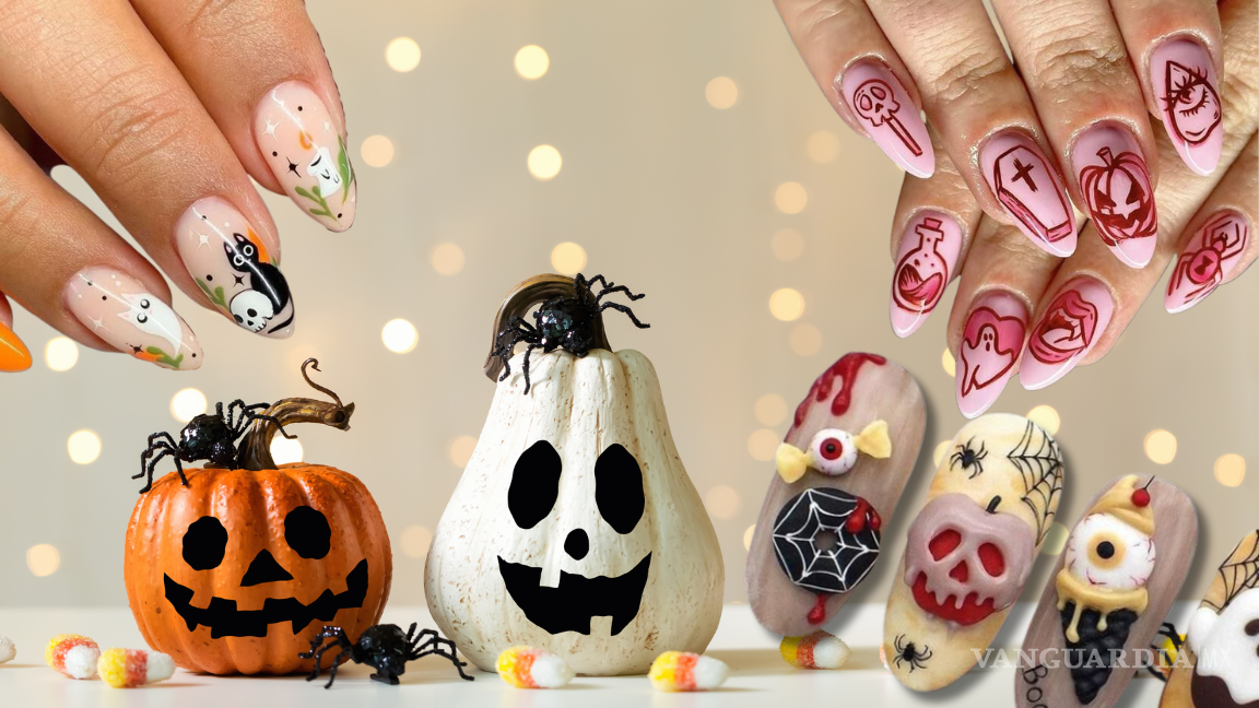 15 diseños de uñas inspirados en Halloween para ser la sensación este 2024