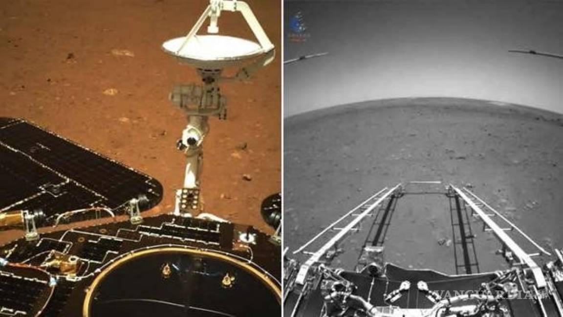Publica China varias imágenes en color de la superficie de Marte