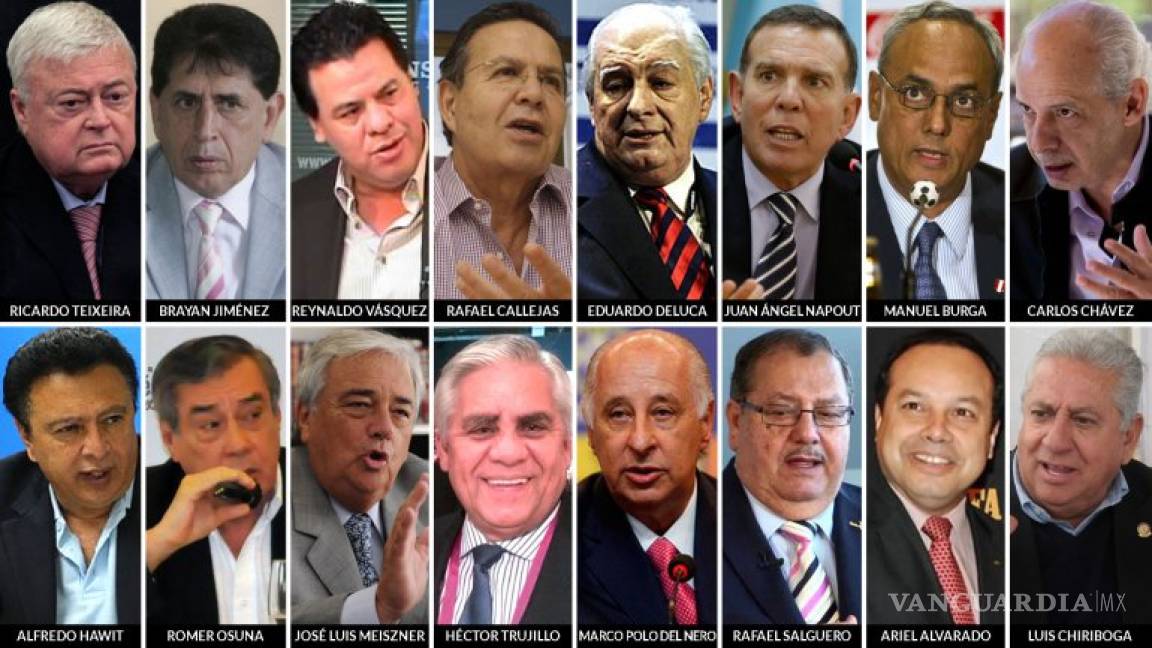 Estos son los 16 nuevos involucrados en el escándalo de corrupción de la FIFA