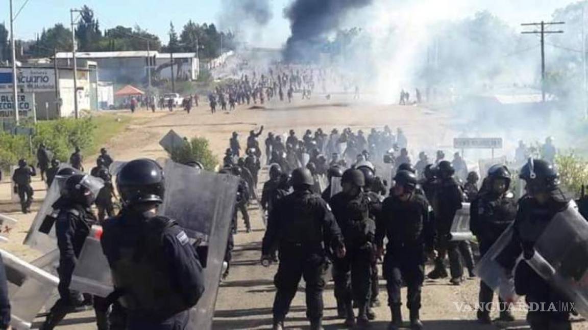 Reportan ataques a policías en el caso Nochixtlán