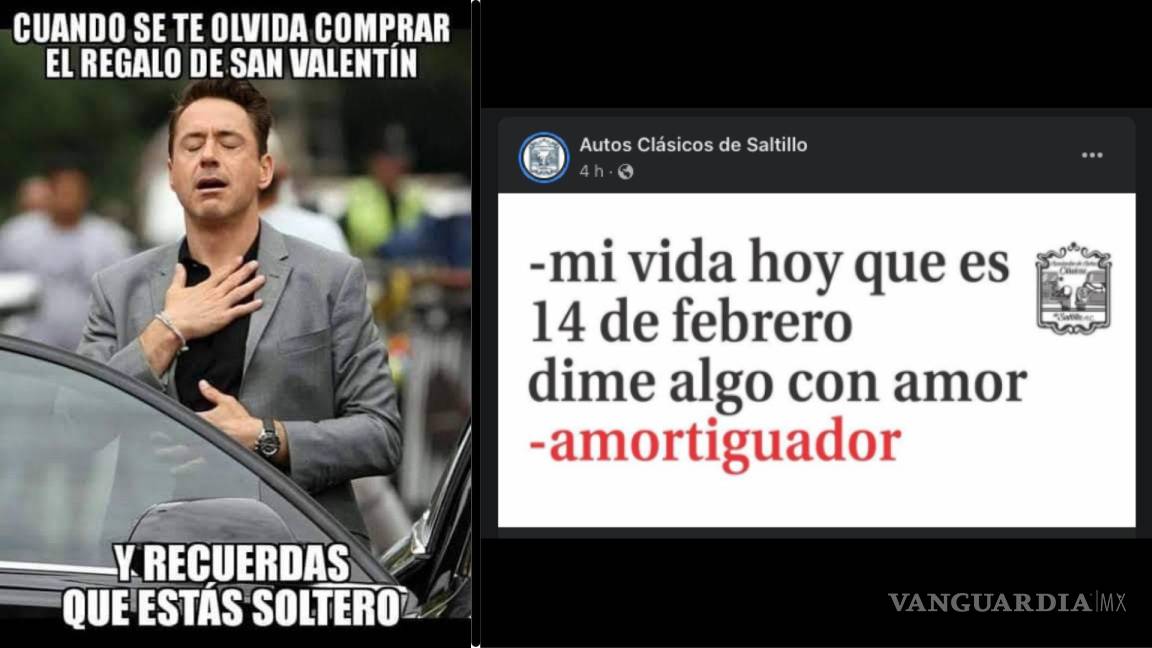 Los memes del amor; saltillenses desatan las risas en el Día del Amor y la Amistad