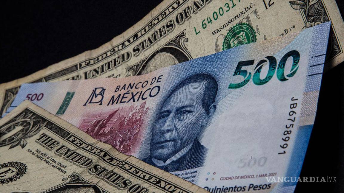 Peso mexicano ‘respira’ ante el dólar tras rozar su peor nivel desde junio