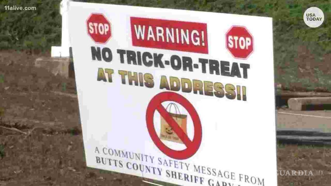 Colocan carteles de no pedir dulces en casas de delincuentes sexuales
