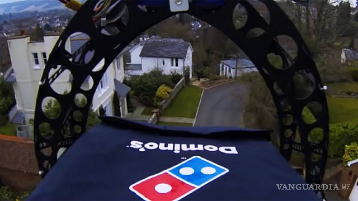 ¿Pizza con drones? Sí, Domino's Pizza lo hace