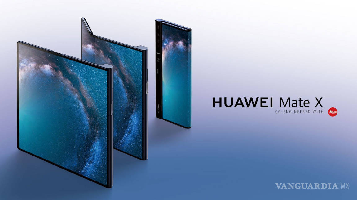 Huawei Mate X, un 'súper teléfono' plegable pero muy costoso, 2 mil 600 dólares