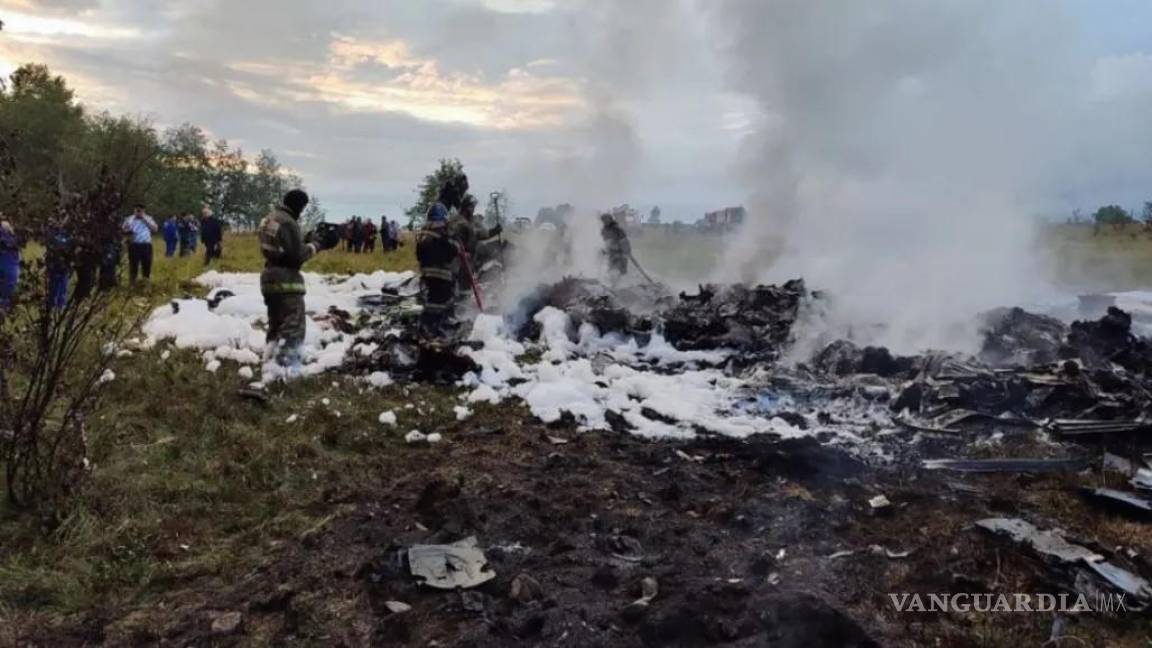 Localizan cajas negras y restos de ocupantes del avión donde iba líder de Wagner