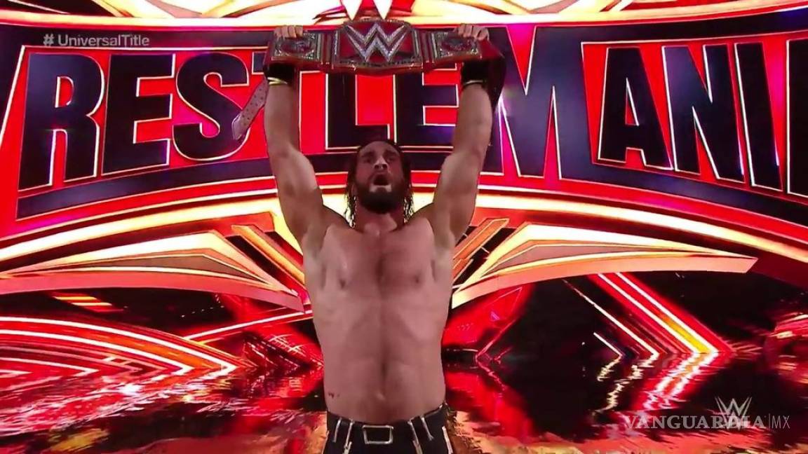 Seth Rollins acaba con el reinado de la 'Bestia Encarnada' Brock Lesnar en Wrestlemania