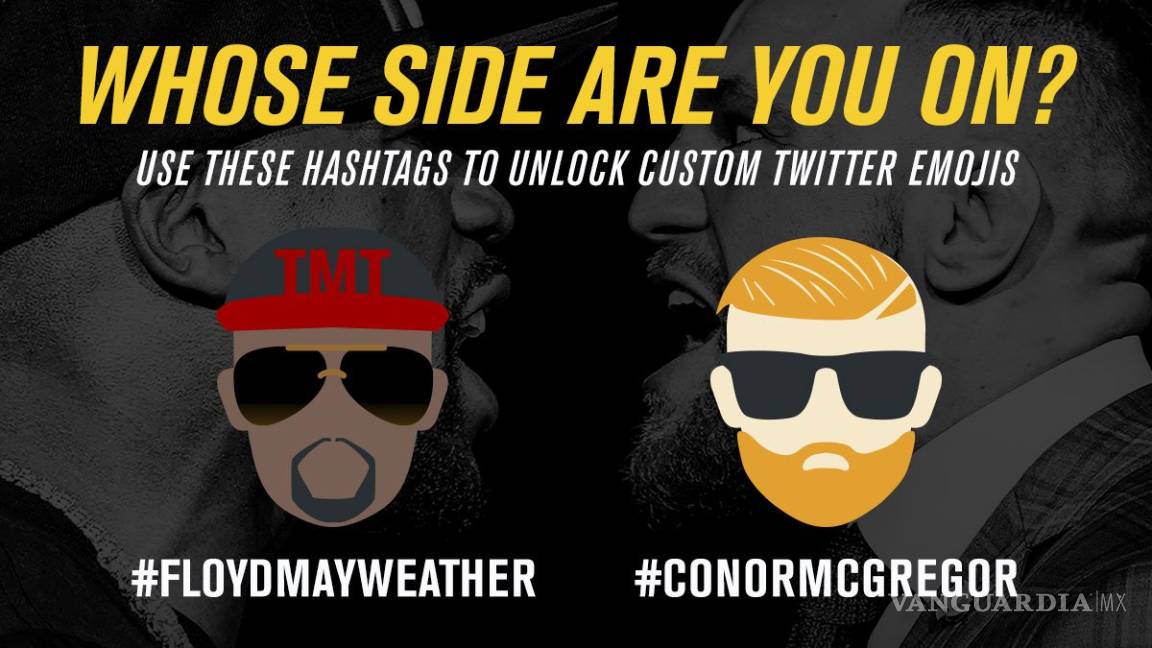 UFC anuncia emojis para pelea entre Mayweather y McGregor