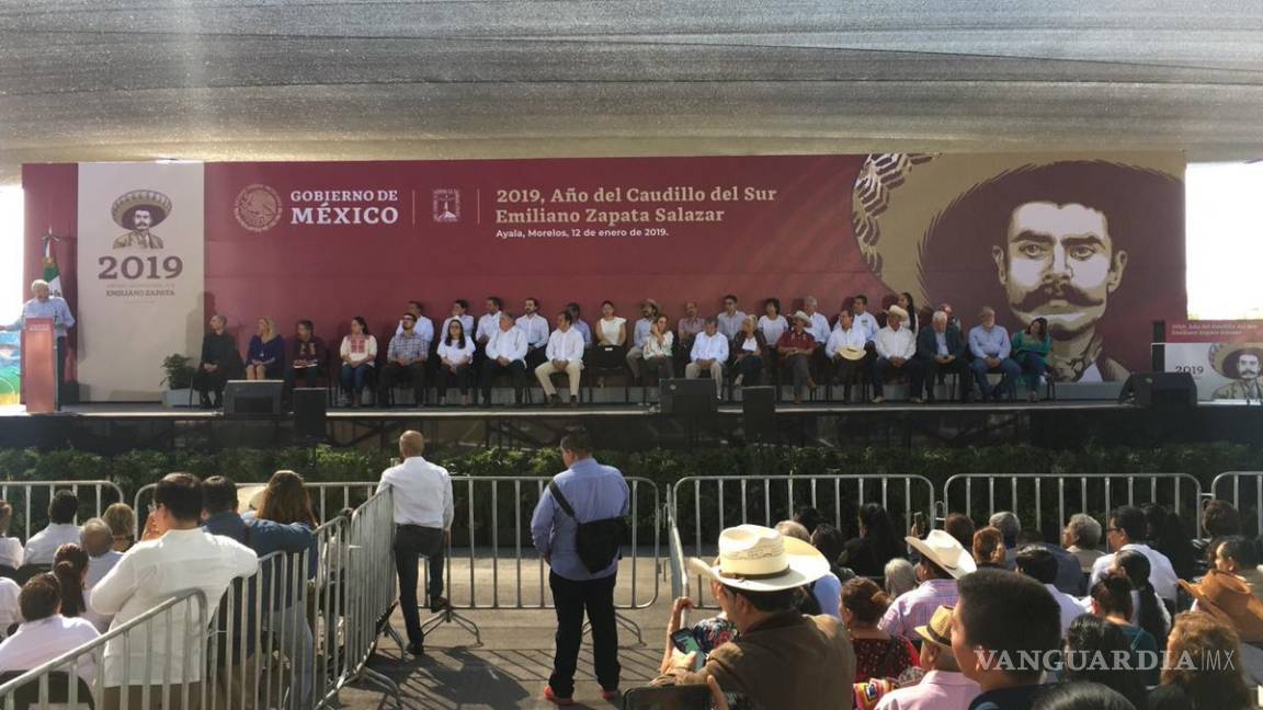 Llama AMLO a la recuperación del patrimonio histórico de Zapata
