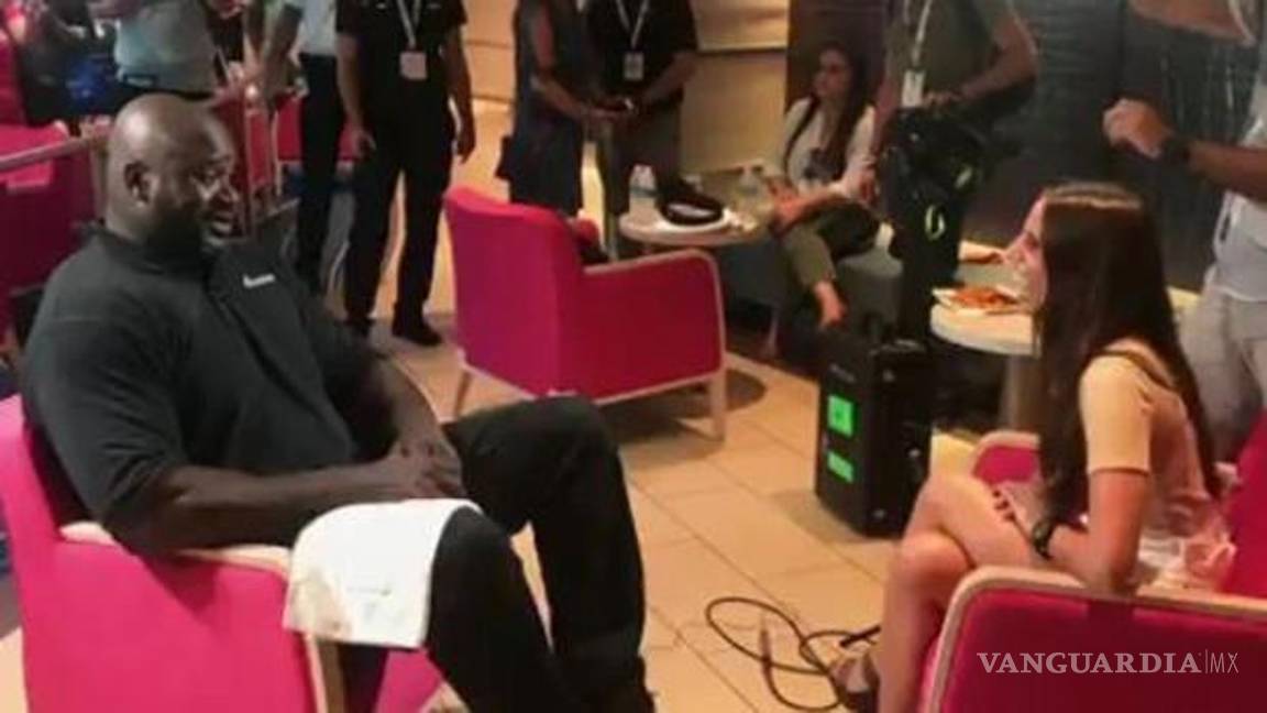 $!Lucía Villalón ya olvidó al 'Chicharito' con ¡Shaquille O'Neal!