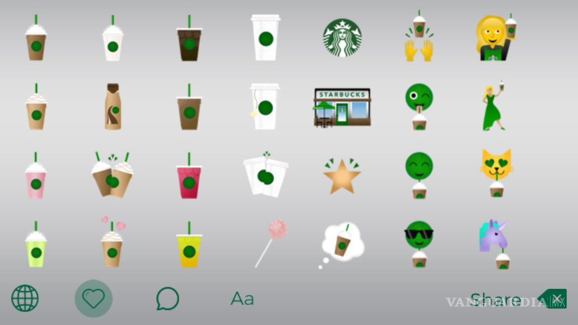 $!Starbucks lanza su línea de emojis