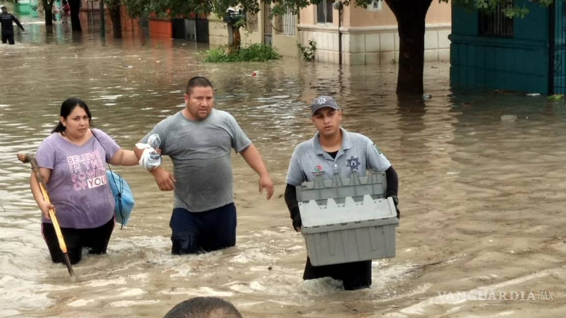 Más de 10 mil damnificados y 2,500 viviendas afectadas por inundación en Piedras Negras