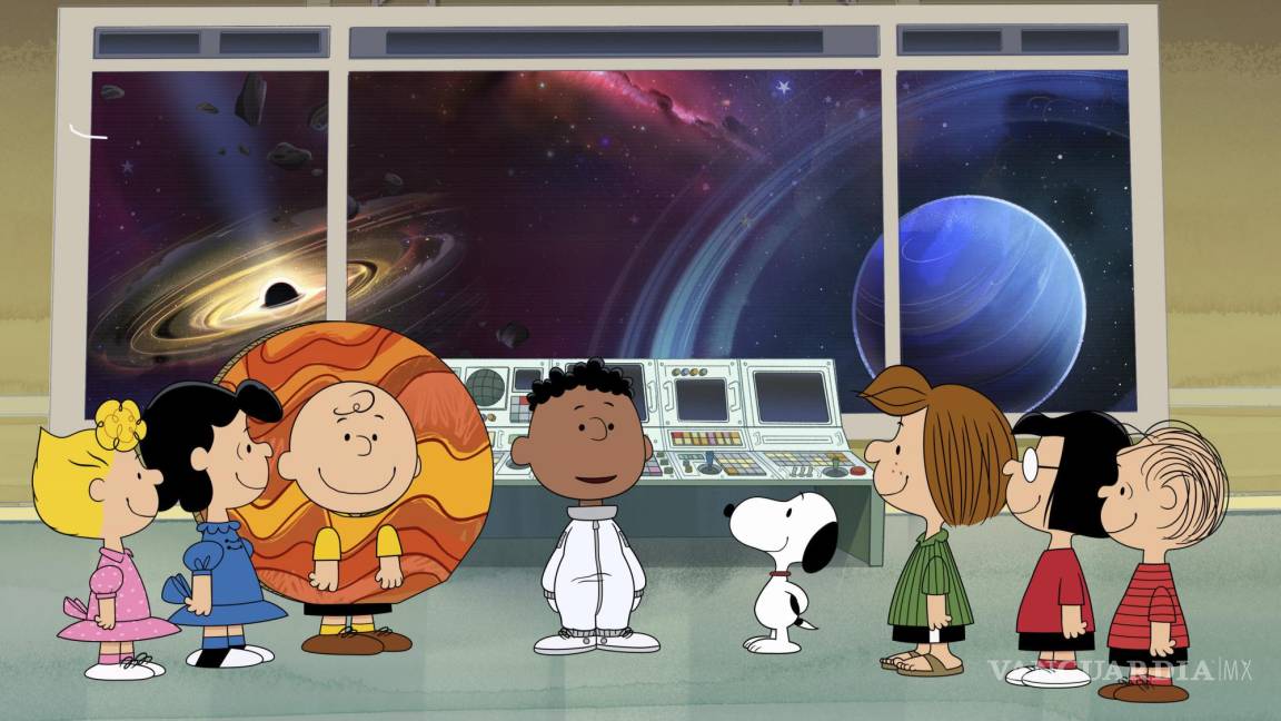 $!En esta imagen proporcionada por Apple TV+ una escena de Snoopy in Space. AP/Apple TV+