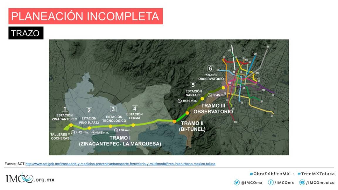 $!Tren México-Toluca, con sobrecosto de más de 20 mil millones: IMCO