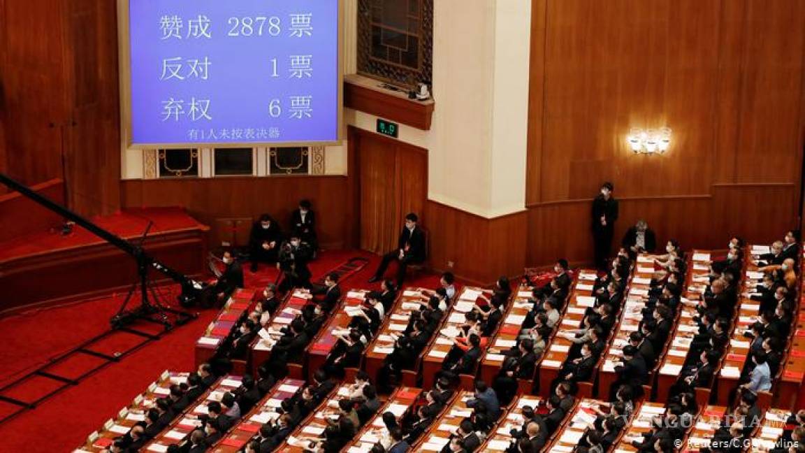 China aprueba polémica ley de seguridad nacional para Hong Kong