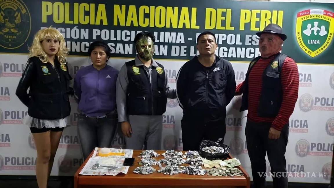 $!‘Aquí te tengo tu cariñito’: Policía de Perú usa botarga de osito para atrapar a narcotraficante en San Valentín (VIDEO)