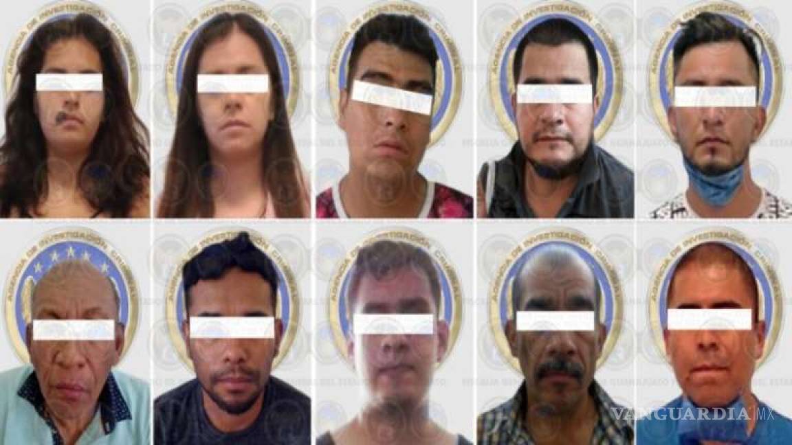 Caen 10 presuntos miembros de grupo delictivo en Guanajuato