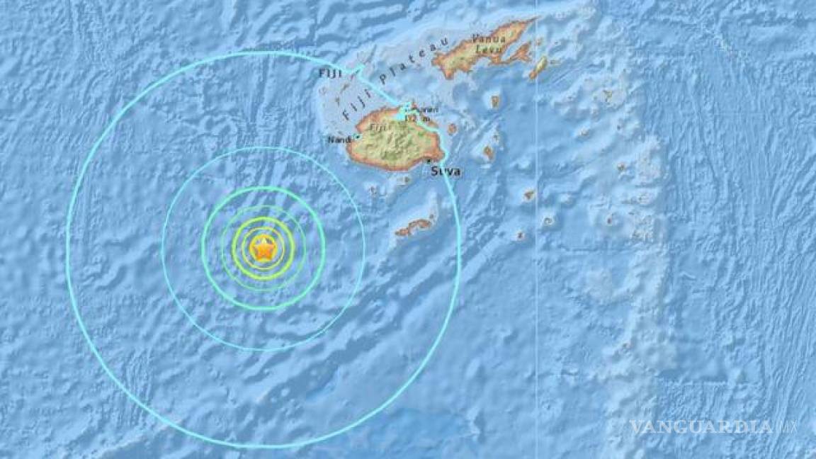 Terremoto de magnitud 7 sacude las aguas de Fiyi y Tonga