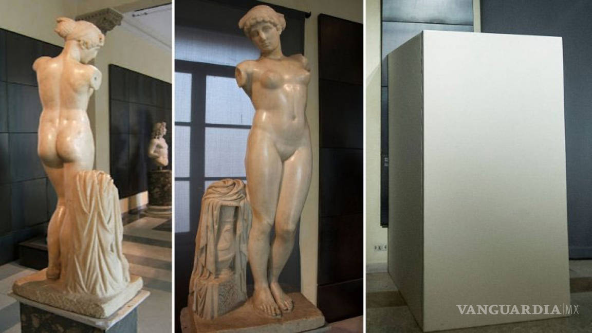 Italia ocultó estatuas con desnudos ante visita del presidente de Irán