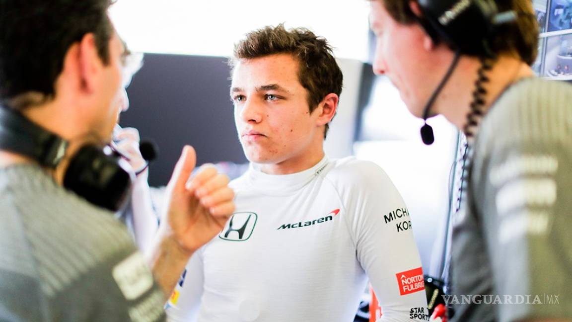 El joven piloto Lando Norris es piloto reserva de McLaren