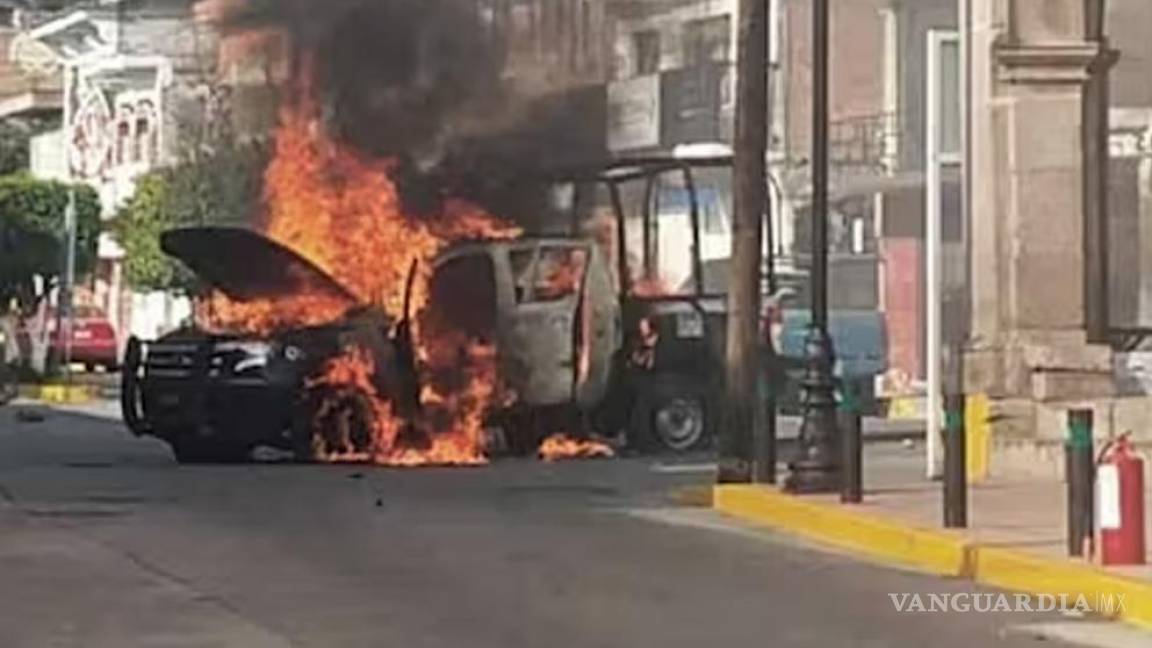 ¡Explota segundo coche bomba!... ahora fue en Jerécuaro, Guanajuato