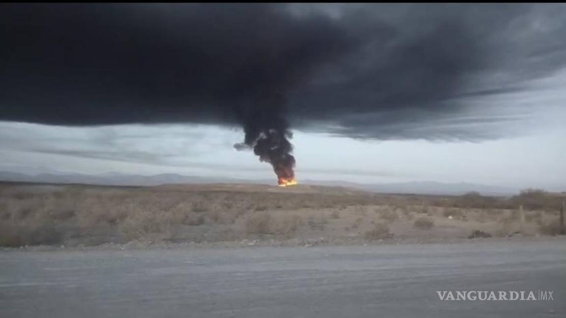 Monclova: Arde relleno sanitario, bomberos lo controlan; fuego era visible desde tres municipios