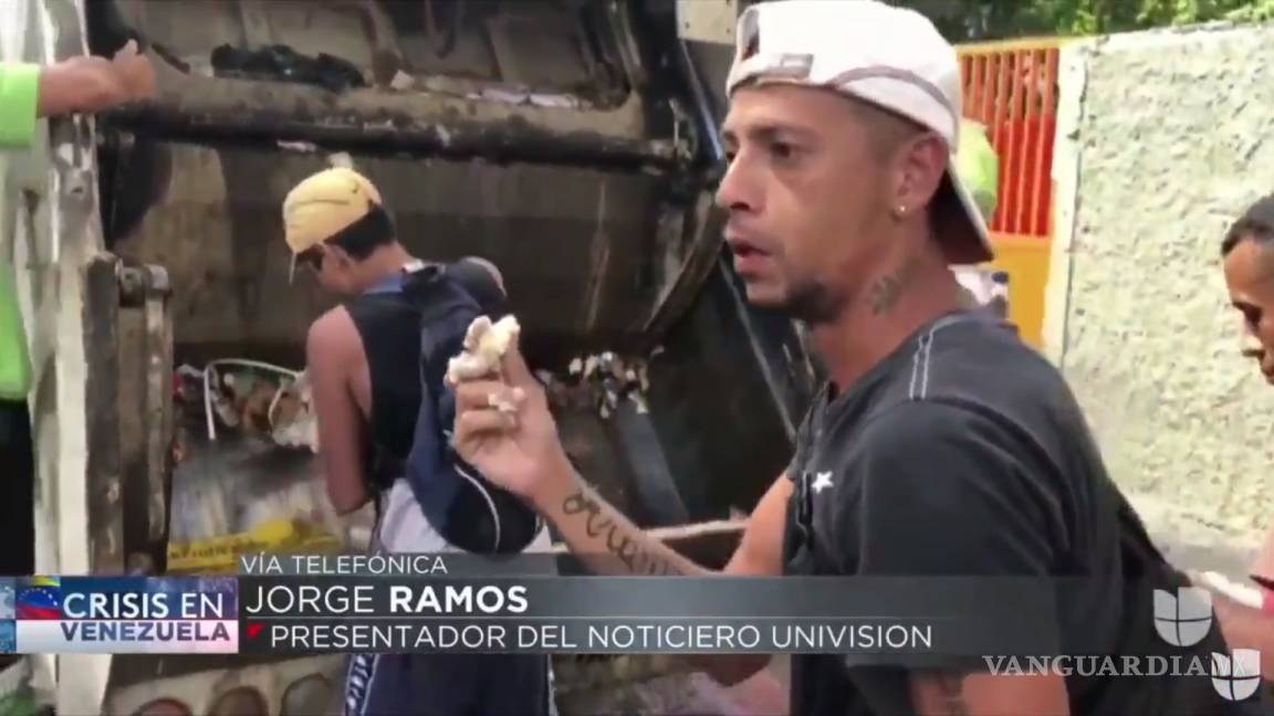 Enfureció a Maduro gente comiendo de la basura: Jorge Ramos