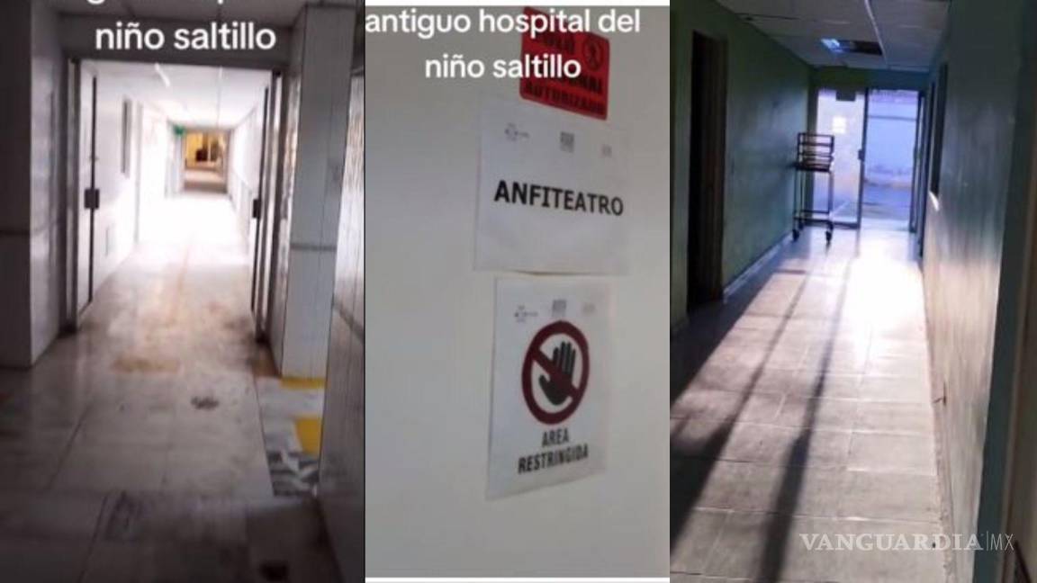 Tiktoker explora el antiguo Hospital de Niño de Saltillo y comparte sus inquietantes experiencias