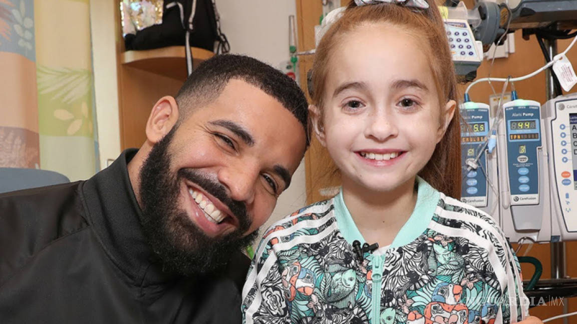 Una niña recibió un trasplante de corazón tras la visita de Drake
