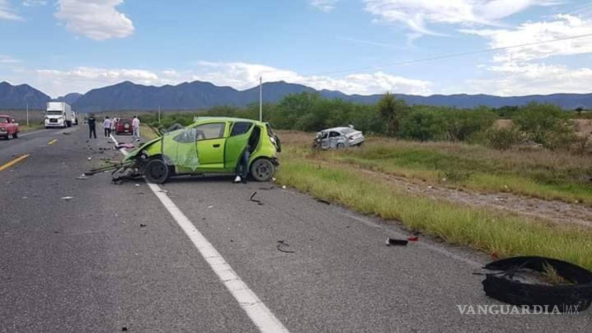 Mueren dos jóvenes en accidente automovilístico en carretera Castaños-Saltillo