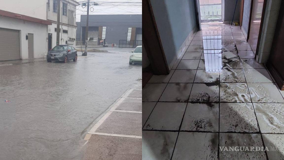 Se les mete el agua hasta la sala: habitantes de Brisas sufren inundaciones por lluvias en Saltillo (video)