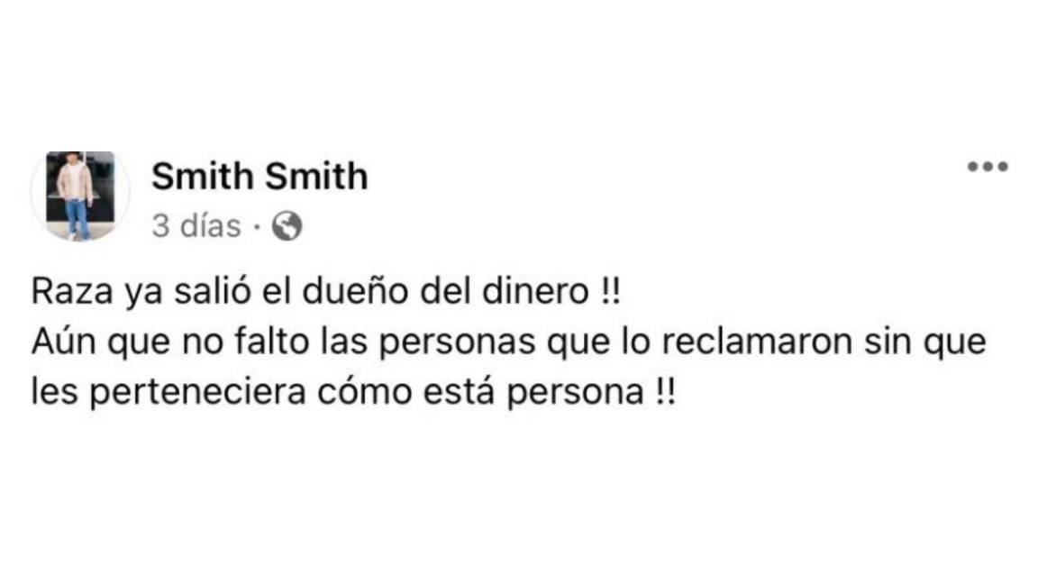 $!Muchos usuarios le recomendaron ir al banco y lo felicitaron por la acción.