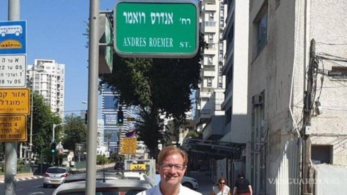 Quitarán nombre de Roemer a una calle en Israel, tras acusaciones