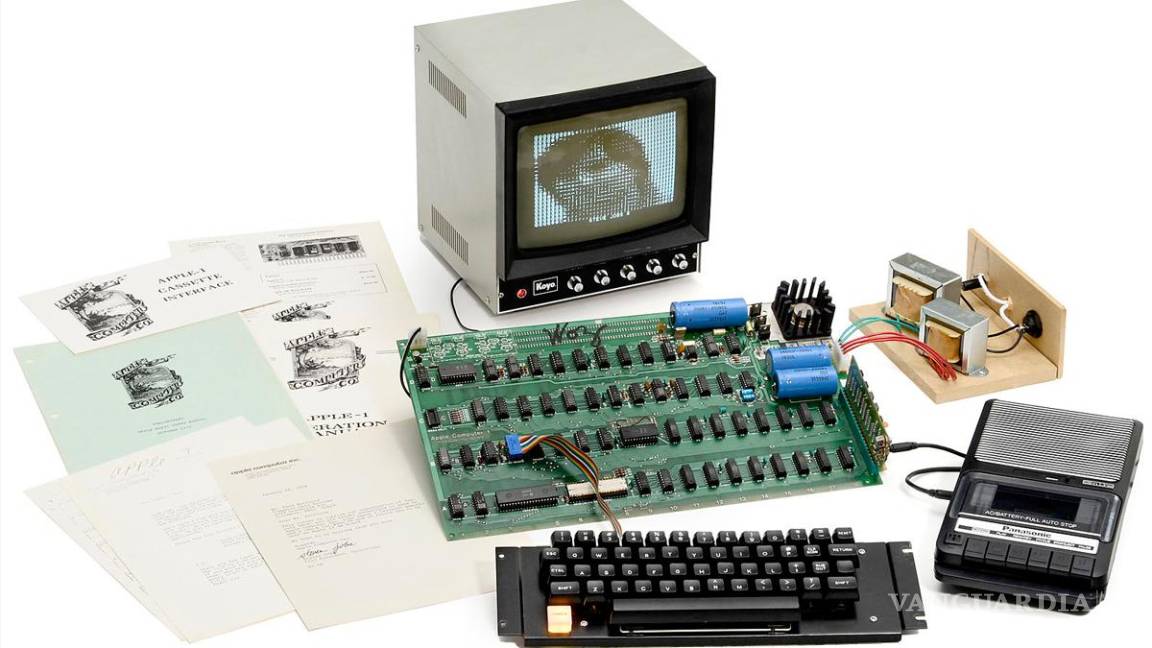 Subastarán ‘Apple 1’, la primera computadora de la compañía