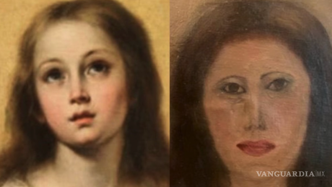 $!La famosa “Inmaculada” de Bartolomé Esteban Murillo, una obra renacentista del siglo XVII, sufrió una restauración catastrófica.