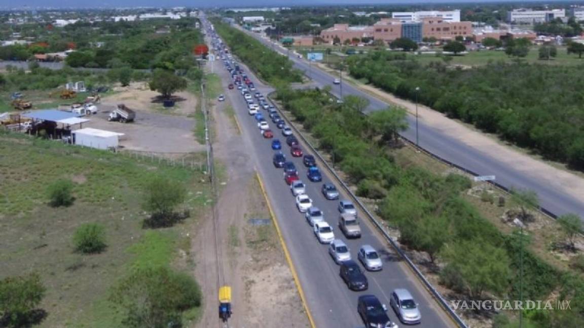 En auto, panistas se manifiestan a favor de García Cabeza de Vaca en Tamaulipas